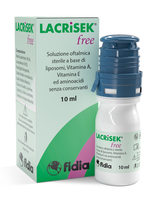 LACRISEK FREE SOLUZIONE OFTALMICA SENZA CONSERVANTI 10 ML - Farmacia Artemisia di Montecuollo Dott. Angelo snc