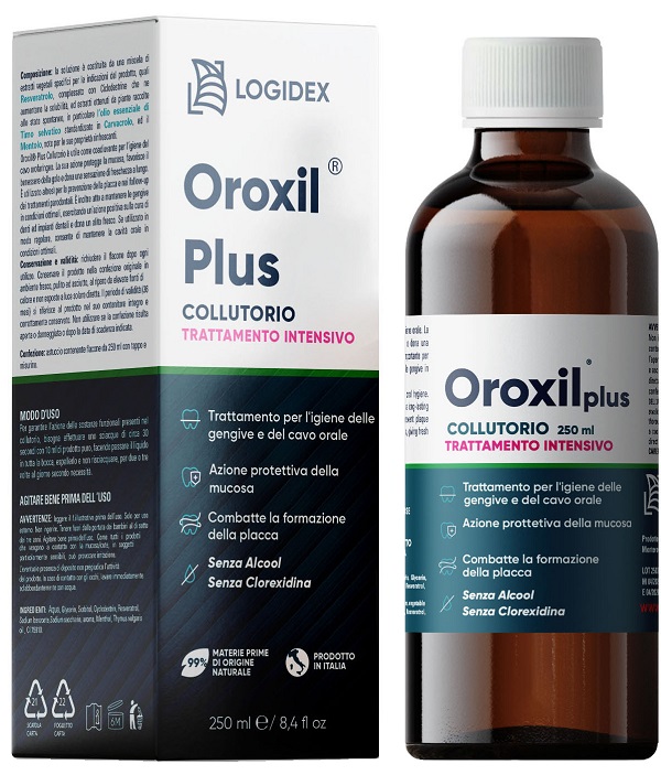 OROXIL PLUS COLLUTORIO TRATTAMENTO INTENSIVO 250 ML - Farmacia Artemisia di Montecuollo Dott. Angelo snc
