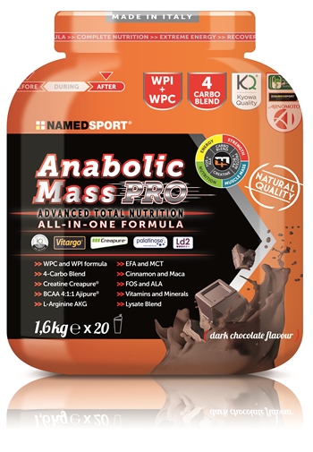 ANABOLIC MASS PRO 1600 G - Farmacia Artemisia di Montecuollo Dott. Angelo snc
