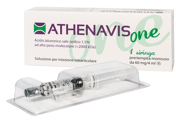 SIRINGA INTRA-ARTICOLARE ATHENAVIS ONE ACIDO IALURONICO 1,5% 4 ML - Farmacia Artemisia di Montecuollo Dott. Angelo snc