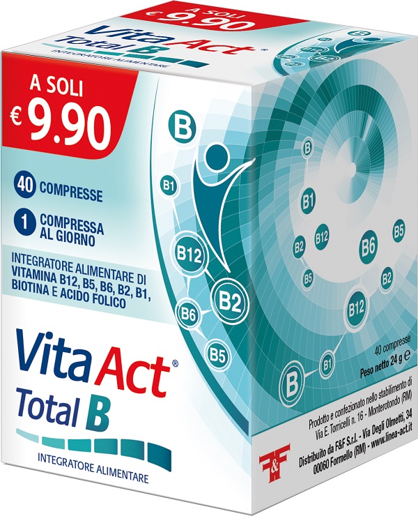 VITA ACT TOTAL B 40 COMPRESSE - Farmacia Artemisia di Montecuollo Dott. Angelo snc