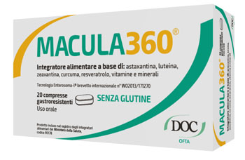 MACULA360 20 COMPRESSE GASTRORESISTENTI - Farmacia Artemisia di Montecuollo Dott. Angelo snc
