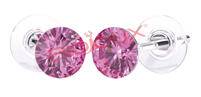 ORECCHINI STERILI BJT946 SWA CRYSTAL ROSE - Farmacia Artemisia di Montecuollo Dott. Angelo snc
