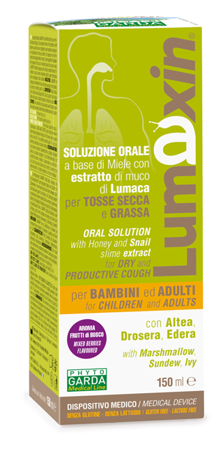 LUMAXIN DISPOSITIVO MEDICO SCIROPPO ADULTI/BAMBINI 150 ML - Farmacia Artemisia di Montecuollo Dott. Angelo snc