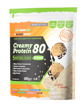 CREAMY PROTEIN 80 COOKIES & CREAM 500 G - Farmacia Artemisia di Montecuollo Dott. Angelo snc