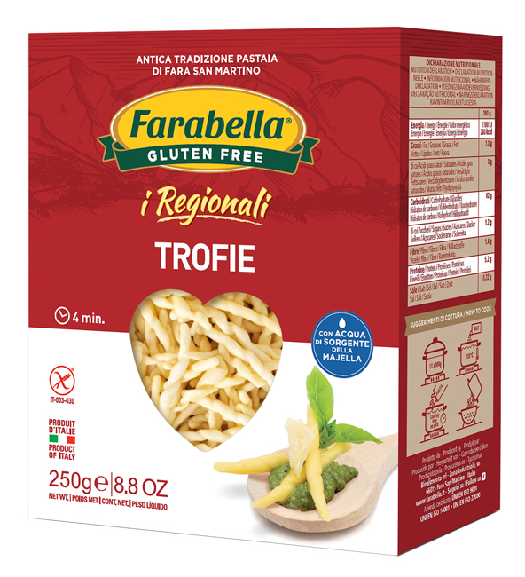 FARABELLA TROFIE I REGIONALI PASTA FRESCA STABILIZZATA 250 G - Farmacia Artemisia di Montecuollo Dott. Angelo snc