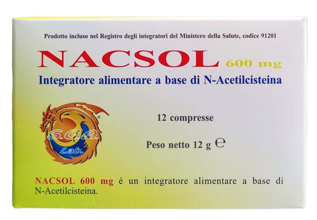 NACSOL 12 COMPRESSE - Farmacia Artemisia di Montecuollo Dott. Angelo snc