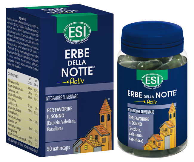 ESI ERBE DELLA NOTTE ACTIV 50 CAPSULE - Farmacia Artemisia di Montecuollo Dott. Angelo snc