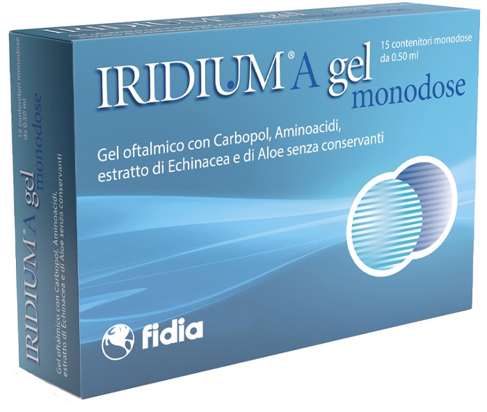 IRIDIUM A GEL OFTALMICO MONODOSE 15 CONTENITORI DA 0,50 ML - Farmacia Artemisia di Montecuollo Dott. Angelo snc