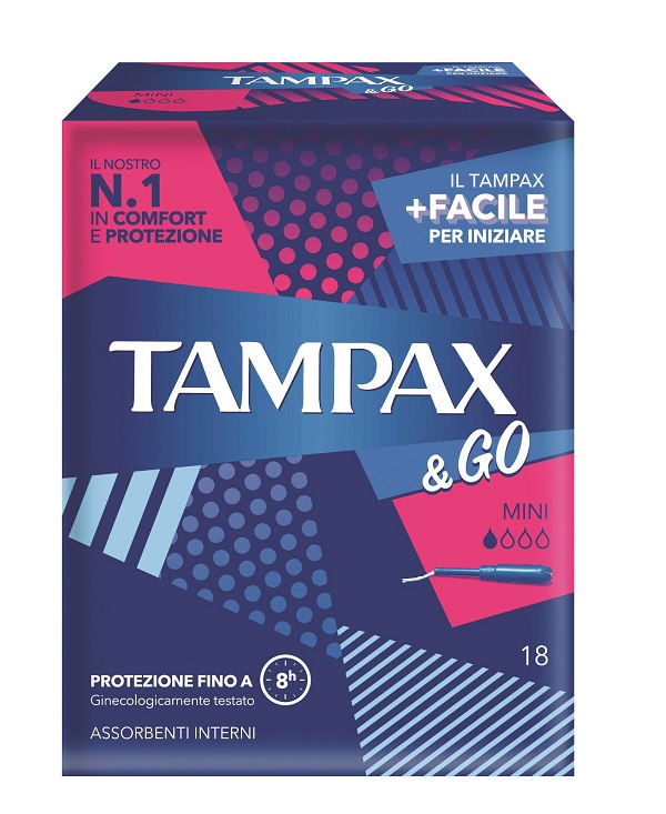 TAMPAX & GO MINI 18 PEZZI - Farmacia Artemisia di Montecuollo Dott. Angelo snc
