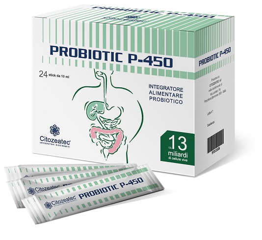 PROBIOTIC P-450 24 STICK MONODOSE 10 ML - Farmacia Artemisia di Montecuollo Dott. Angelo snc