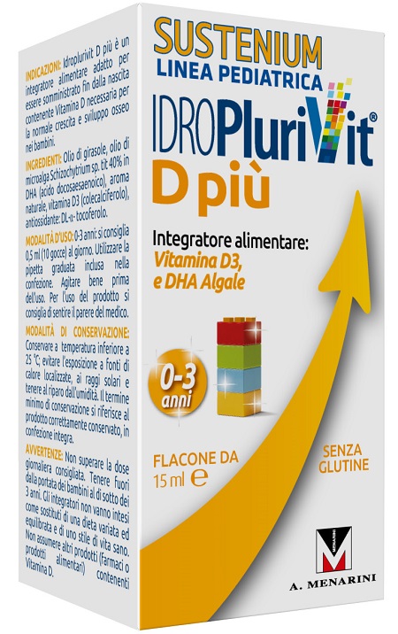 IDROPLURIVIT D+ SUSTENIUM 15 ML - Farmacia Artemisia di Montecuollo Dott. Angelo snc