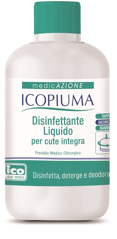 ICOPIUMA DISINFETTANTE LIQUIDO CUTE INGEGRA 250 ML - Farmacia Artemisia di Montecuollo Dott. Angelo snc