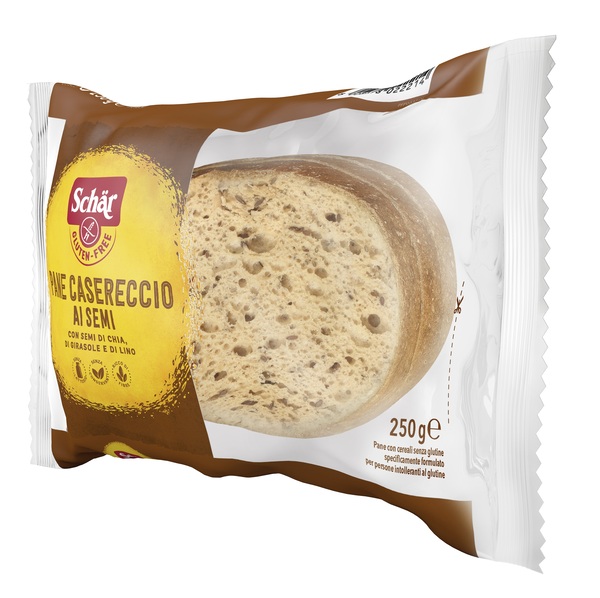 SCHAR PANE CASERECCIO AI SEMI SENZA LATTOSIO 250 G - Farmacia Artemisia di Montecuollo Dott. Angelo snc