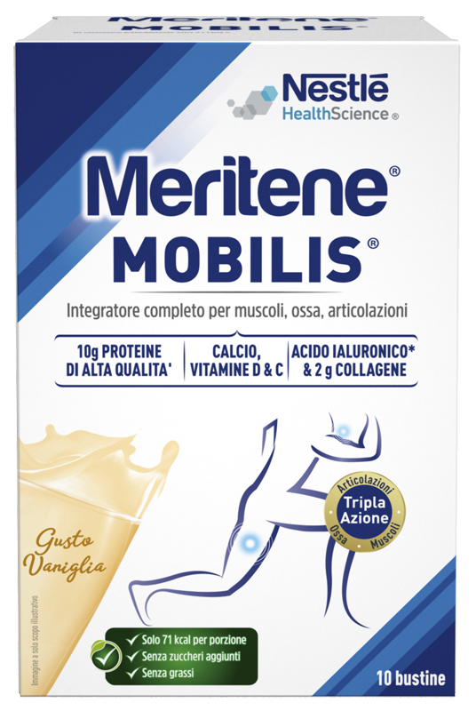 MERITENE MOBILIS GUSTO VANIGLIA 10 BUSTINE DA 21 G - Farmacia Artemisia di Montecuollo Dott. Angelo snc
