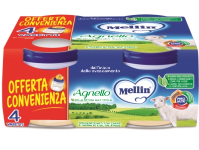 MELLIN OMOGENEIZZATO AGNELLO 4 PEZZI X 80 G - Farmacia Artemisia di Montecuollo Dott. Angelo snc