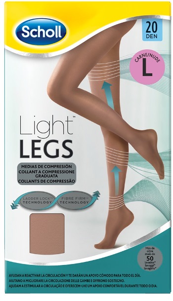 SCHOLL LIGHTLEGS 20 DENARI TAGLIA L COLORE NUDE 1 PAIO - Farmacia Artemisia di Montecuollo Dott. Angelo snc