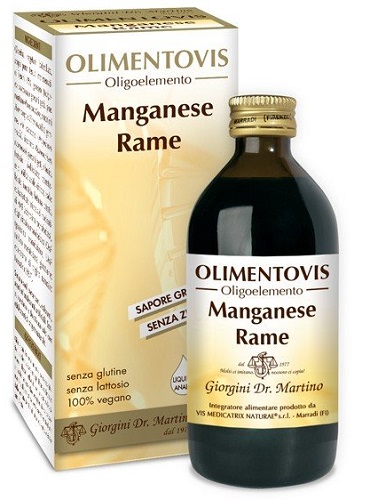 MANGANESE RAME OLIMENTOVIS 200 ML - Farmacia Artemisia di Montecuollo Dott. Angelo snc