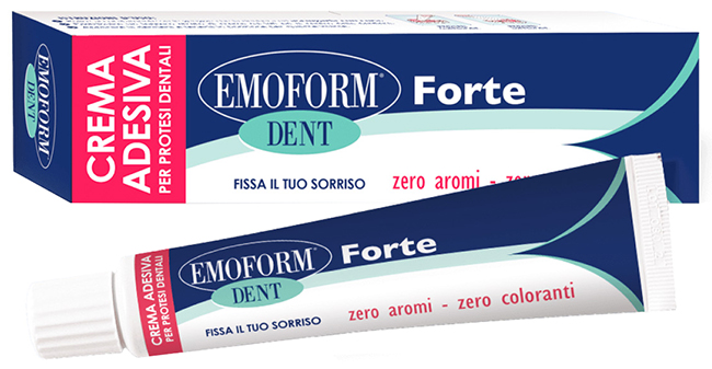 CREMA ADESIVA EMOFORM DENT FORTE PER PROTESI DENTALI 70 G TAGLIO PREZZO - Farmacia Artemisia di Montecuollo Dott. Angelo snc