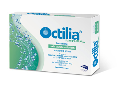 OCTILIA NATURAL OCCHI STANCHI E AFFATICATI 10 FLACONCINI 0,5 ML - Farmacia Artemisia di Montecuollo Dott. Angelo snc