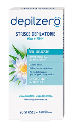 DEPILZERO STRISCE VISO E BIKINI 20 PEZZI - Farmacia Artemisia di Montecuollo Dott. Angelo snc