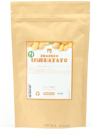 ZENZERO DISIDRATATO 100 G A FETTE SENZA ZUCCHERO - Farmacia Artemisia di Montecuollo Dott. Angelo snc