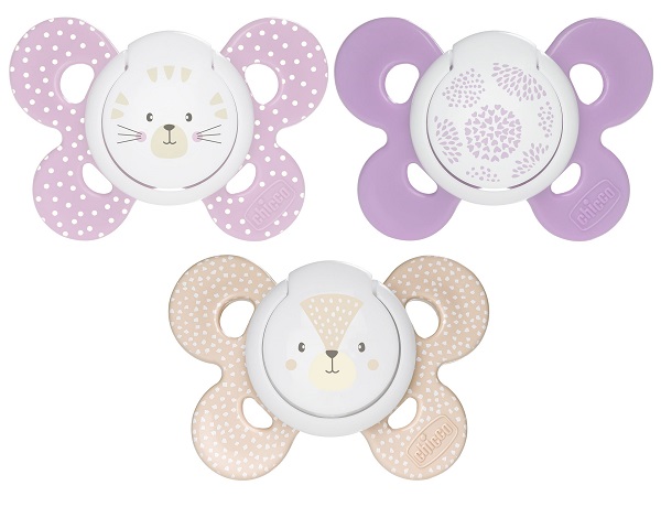 CHICCO SUCCHIETTO COMFORT GIRL IN SILICONE 6-16 MESI 2 PEZZI - Farmacia Artemisia di Montecuollo Dott. Angelo snc