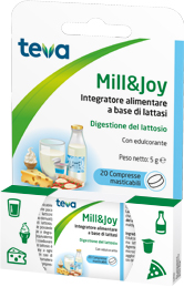 MILL&JOY TEVA 20 COMPRESSE MASTICABILI - Farmacia Artemisia di Montecuollo Dott. Angelo snc