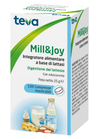 MILL&JOY TEVA 100 COMPRESSE MASTICABILI - Farmacia Artemisia di Montecuollo Dott. Angelo snc