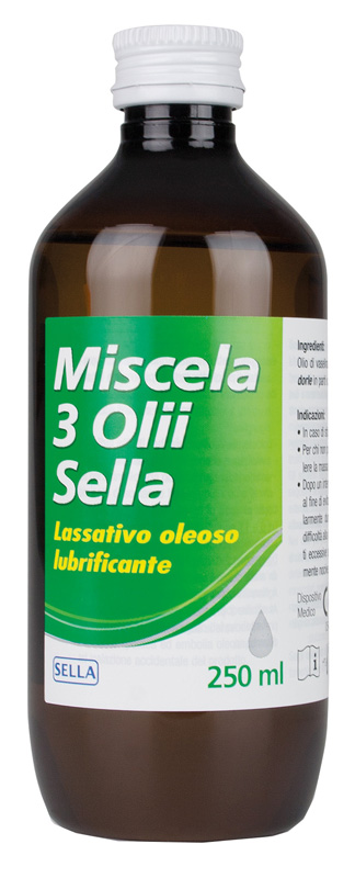 MISCELA 3 OLII LASSATIVO 250 ML MD - Farmacia Artemisia di Montecuollo Dott. Angelo snc
