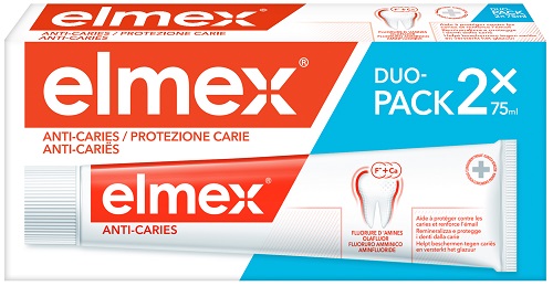 ELMEX PROTEZIONE CARIE 2 X 75 ML - Farmacia Artemisia di Montecuollo Dott. Angelo snc