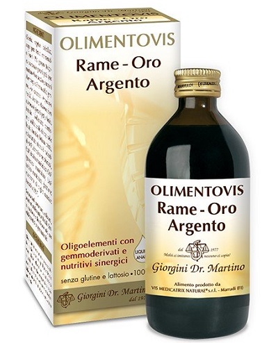 RAME ORO ARGENTO OLIMENTOVIS 200 ML - Farmacia Artemisia di Montecuollo Dott. Angelo snc
