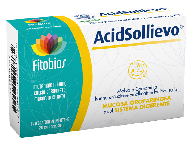 ACID SOLLIEVO 20 COMPRESSE - Farmacia Artemisia di Montecuollo Dott. Angelo snc