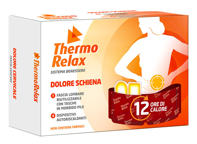 THERMORELAX FASCIA LOMBARE DOLORE SCHIENA+4 DISPOSITIVI AUTORISCALDANTI - Farmacia Artemisia di Montecuollo Dott. Angelo snc