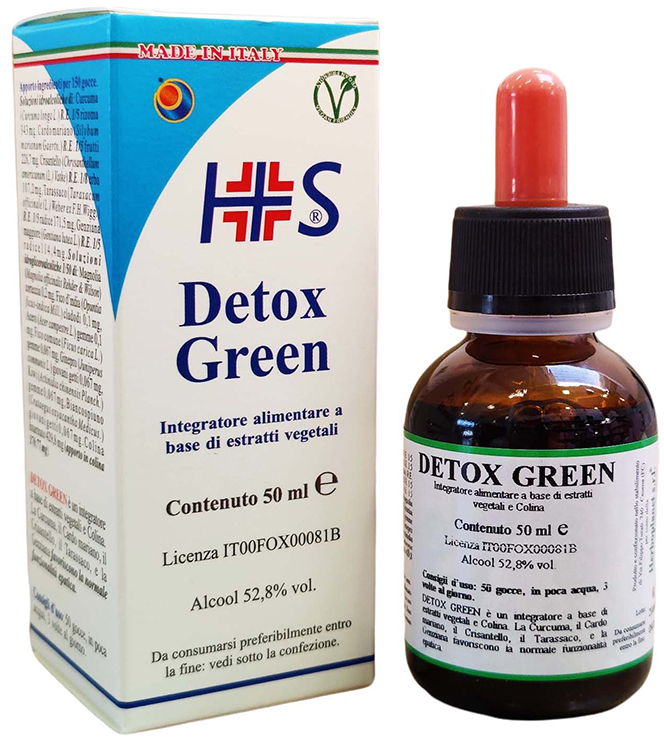 DETOX GREEN GOCCE 50 ML - Farmacia Artemisia di Montecuollo Dott. Angelo snc
