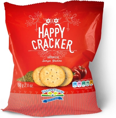 HAPPY FARM HAPPY CRACKERS GUSTO PIZZA 60 G - Farmacia Artemisia di Montecuollo Dott. Angelo snc
