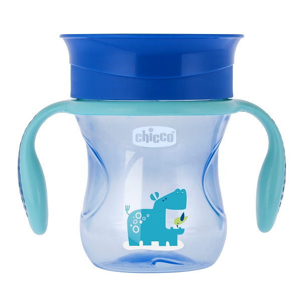 CHICCO TAZZA PERFECT 360 AZZURRA 12 MESI - Farmacia Artemisia di Montecuollo Dott. Angelo snc