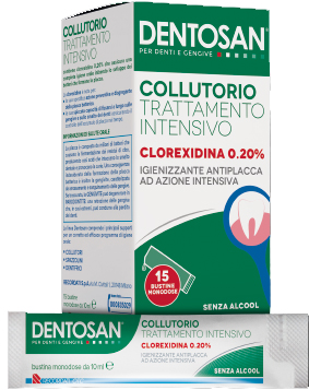 DENTOSAN COLLUTORIO MONODOSE INTENSIVO 0,20% 15 BUSTINE DA 10 ML - Farmacia Artemisia di Montecuollo Dott. Angelo snc