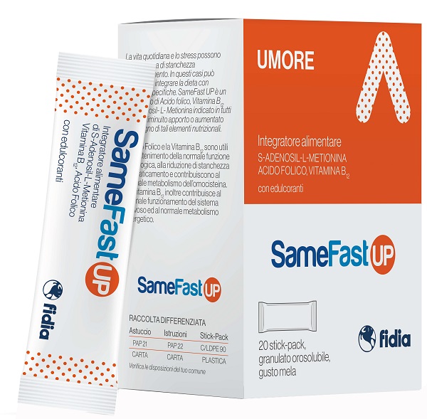 SAMEFAST UP 20 STICK PACK GRANULATO OROSOLUBILE GUSTO ANANAS - Farmacia Artemisia di Montecuollo Dott. Angelo snc