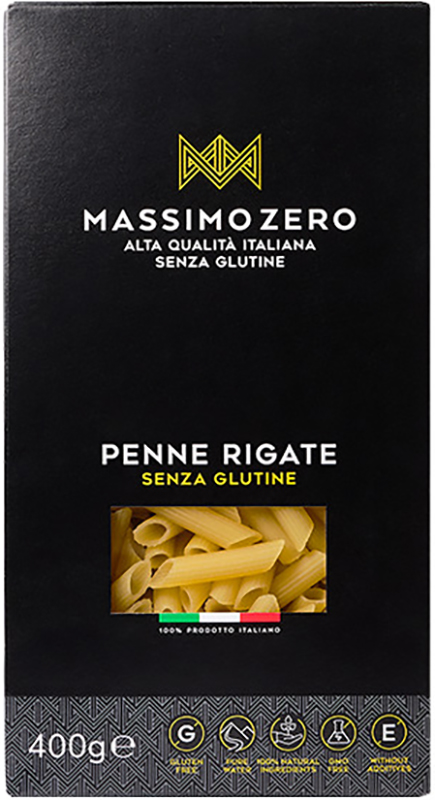 MASSIMO ZERO MEZZE PENNE RIGATE 400 G - Farmacia Artemisia di Montecuollo Dott. Angelo snc