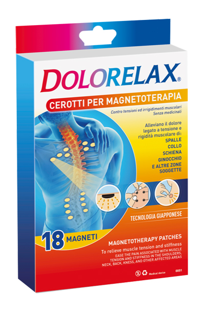 DOLORELAX CEROTTO MAGNETOTERAPIA 18 PEZZI - Farmacia Artemisia di Montecuollo Dott. Angelo snc