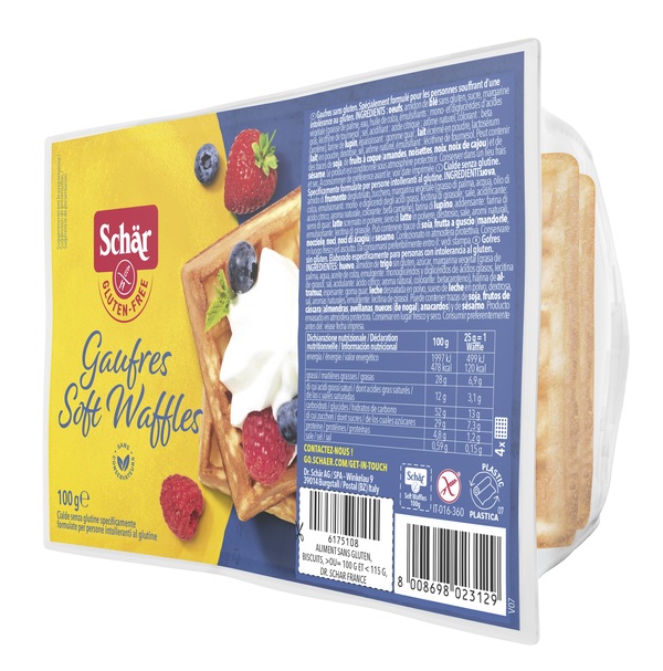 SCHAR GAUFRE SOFT WAFFLES 100 G - Farmacia Artemisia di Montecuollo Dott. Angelo snc