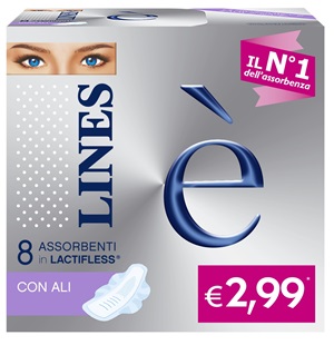 LINES E' ALI 8 PEZZI - Farmacia Artemisia di Montecuollo Dott. Angelo snc
