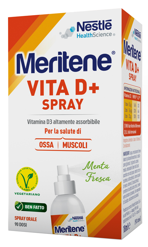 MERITENE VITA D+ SPRAY 18 ML - Farmacia Artemisia di Montecuollo Dott. Angelo snc