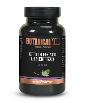 OLIO DI FEGATO DI MERLUZZO BOTANICAL MIX 60 PERLE - Farmacia Artemisia di Montecuollo Dott. Angelo snc