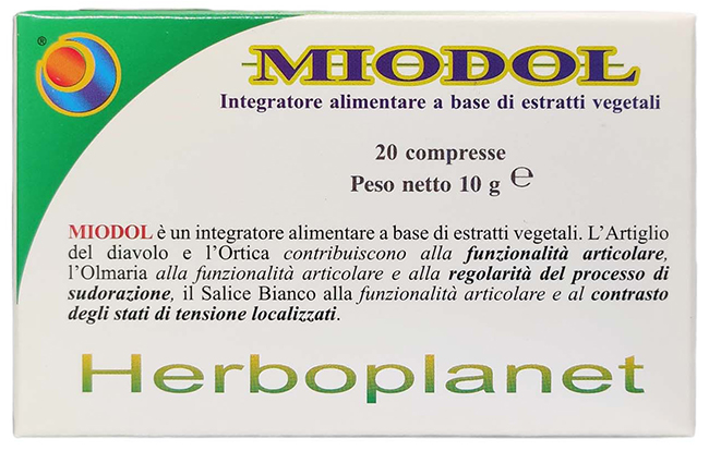 MIODOL 20 COMPRESSE BLISTER 10 G - Farmacia Artemisia di Montecuollo Dott. Angelo snc