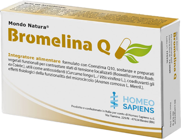 BROMELINA Q MONDO NATURA 30 COMPRESSE - Farmacia Artemisia di Montecuollo Dott. Angelo snc