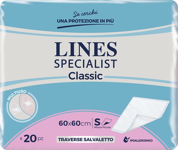 TRAVERSA LINES SPECIALIST CLASSIC TRAVERSA 60 X 60 CM 20 PEZZI - Farmacia Artemisia di Montecuollo Dott. Angelo snc