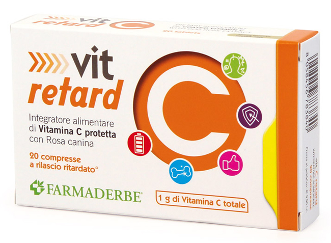 VIT C RETARD 20 COMPRESSE A RILASCIO RITARDATO - Farmacia Artemisia di Montecuollo Dott. Angelo snc