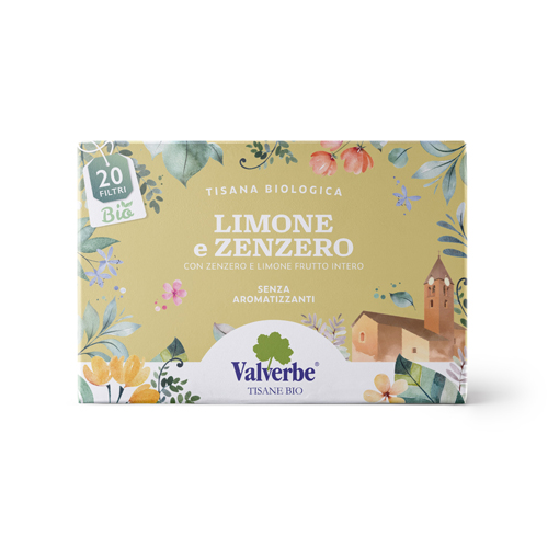 TISANA LIMONE/ZENZERO BIO 20 FILTRI - Farmacia Artemisia di Montecuollo Dott. Angelo snc
